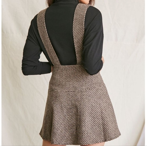 Forever 21 Double Breasted Pinafore Overall Dress - Picture 15 of 16